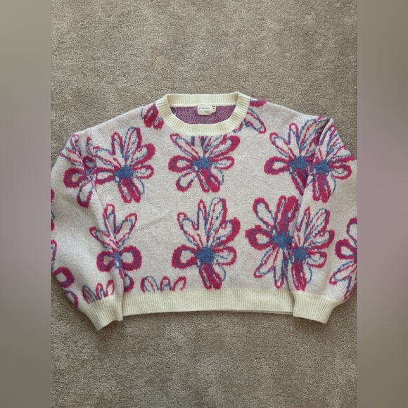 Dreamers by Debut Soft Crew Neck Floral Sweater - Picture 3 of 8